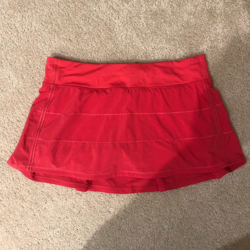 Lululemon Pace Rival Pink Pleated Skirt